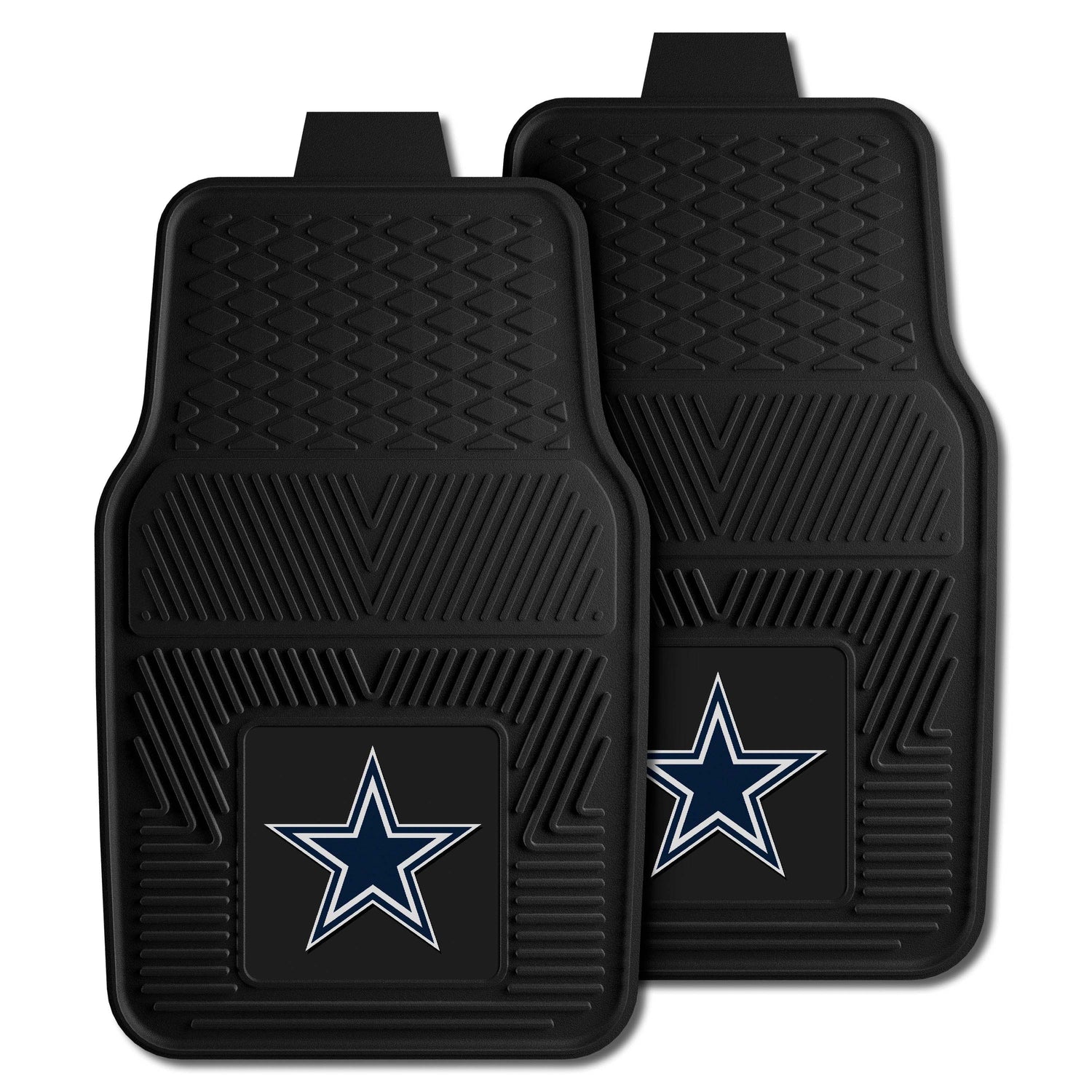 Fanmats Dallas Cowboys 2pc Vinyl Car Mat Set