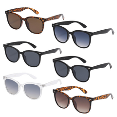 Retro Wayfarer Sunglasses - Assorted Color - PinkPro Beauty Supply