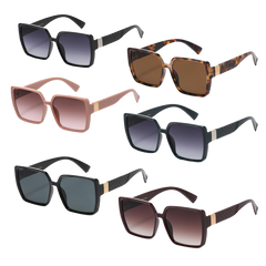 VG oversized Modern Sunglasses - Assorted Colors - PinkPro Beauty Supply