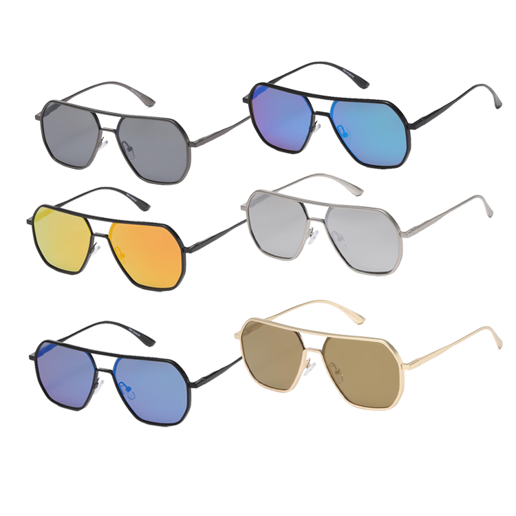 Sunglasses Aviator Flat Top - Assorted Colors