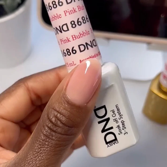 DND Duo Gel Pink Bubble #8686 .5 oz.
