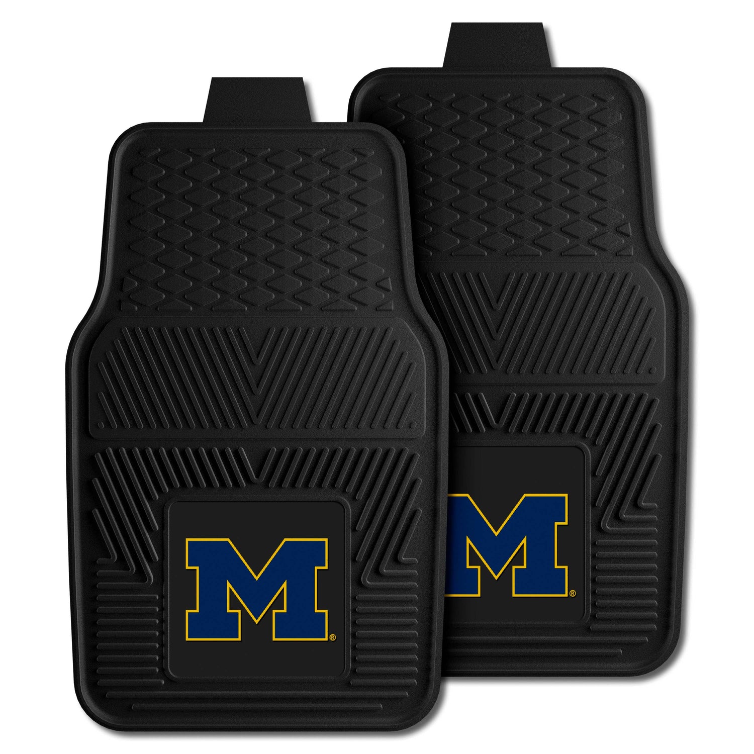 Fanmats Michigan Wolverines 2pc Vinyl Car Mat Set