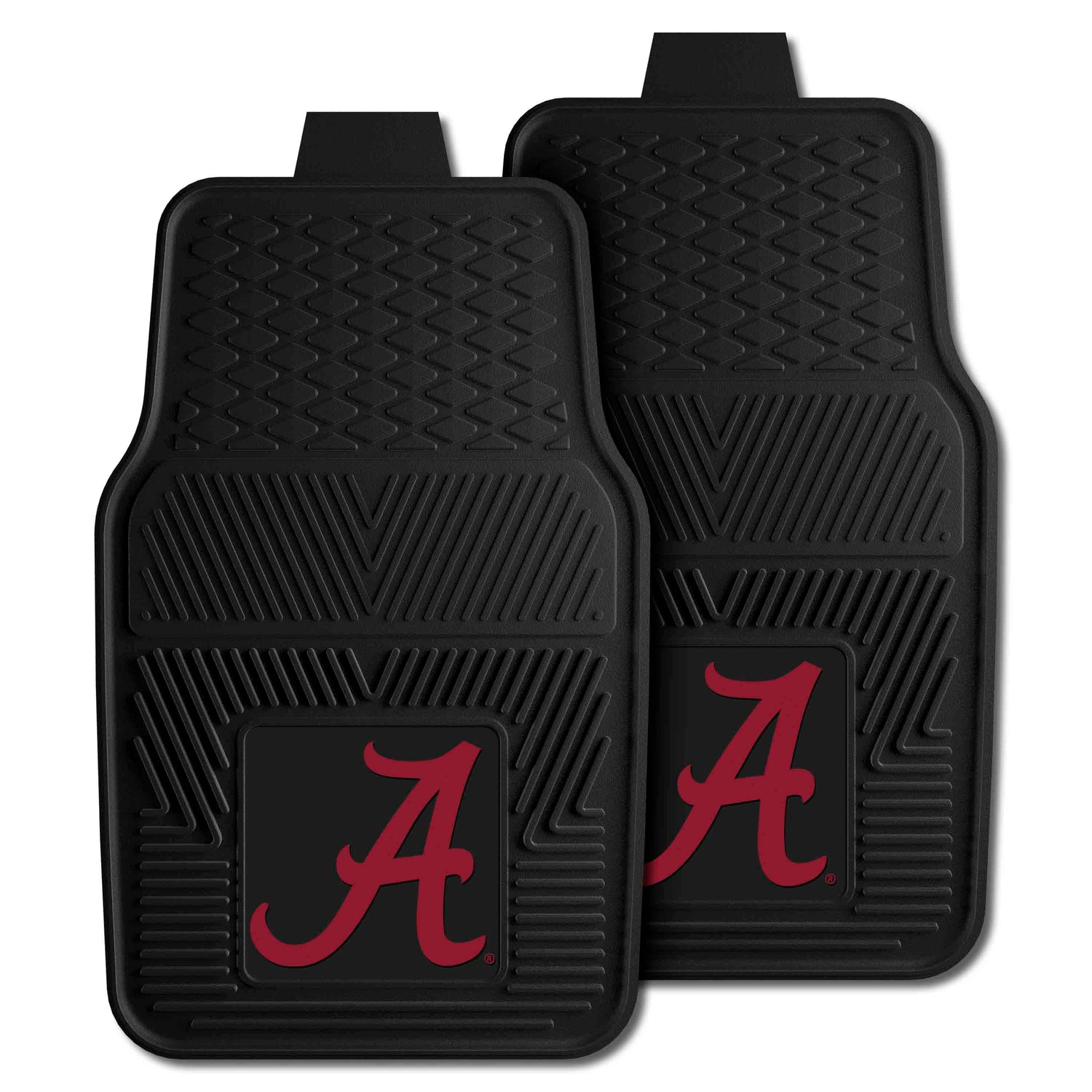 Fanmats Alabama Crimson Tide 2pc Vinyl Car Mat Set