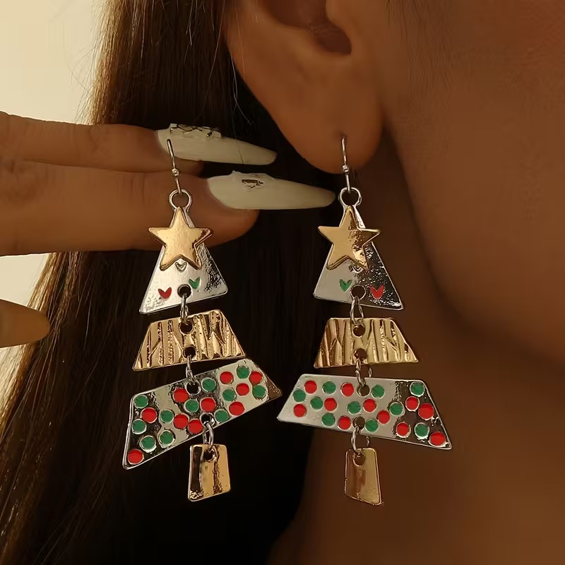 Christmas Tree Earrings