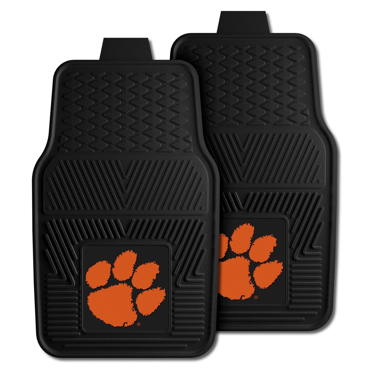 Fanmats Clemson Tigers 2pc Vinyl Car Mat Set