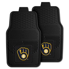 Fanmats Milwaukee Brewers 2pc Vinyl Car Mat Set Fanmats