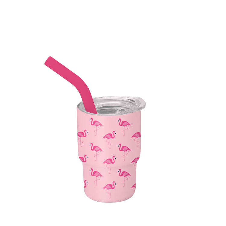 Swig Life Tiny Tumbler 2 oz Flamingos