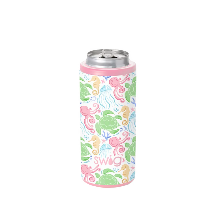 Swig Life Skinny Can Cooler - Summer Salt Insulated 12 oz