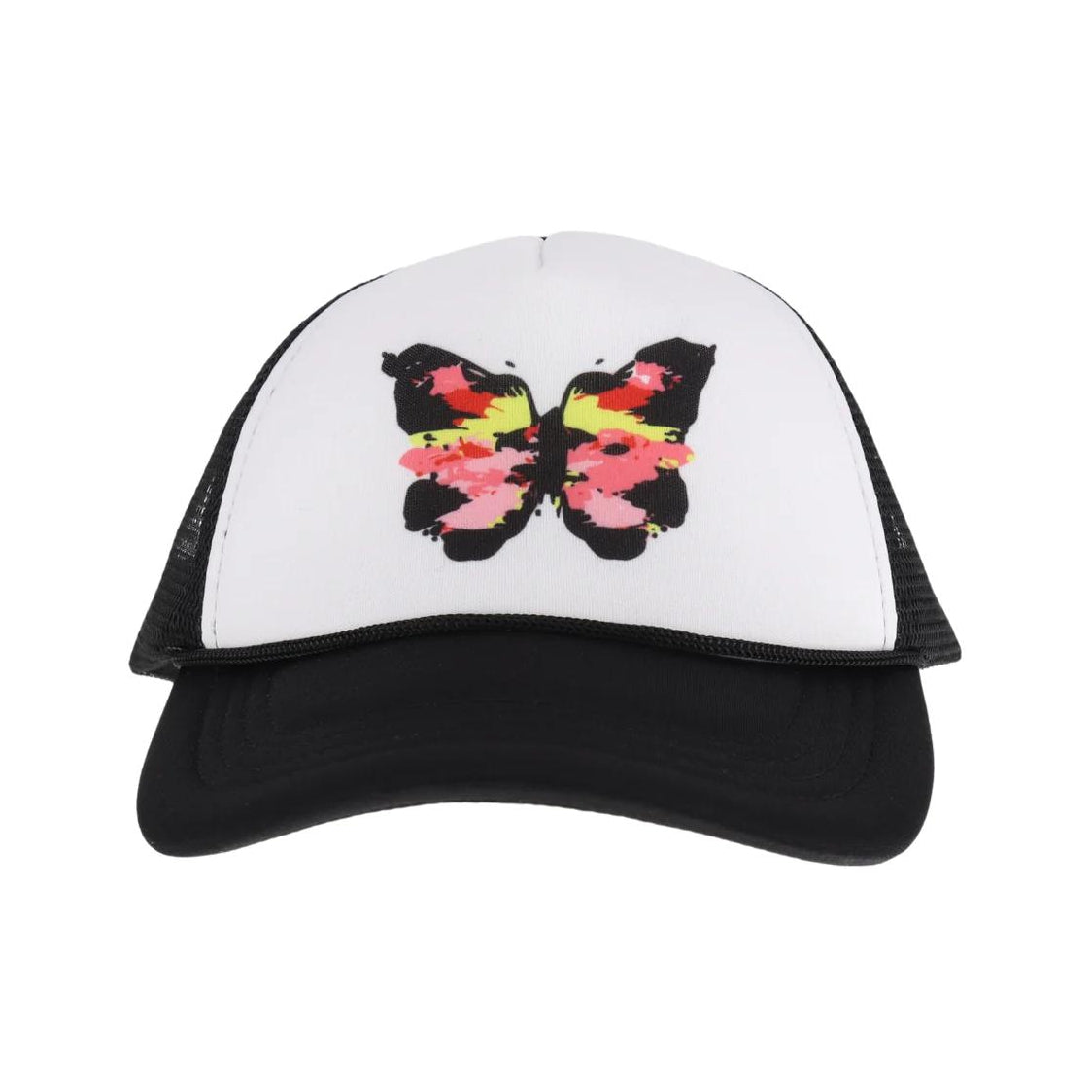 C.C. Trucker Ball Cap Abstract Butterfly