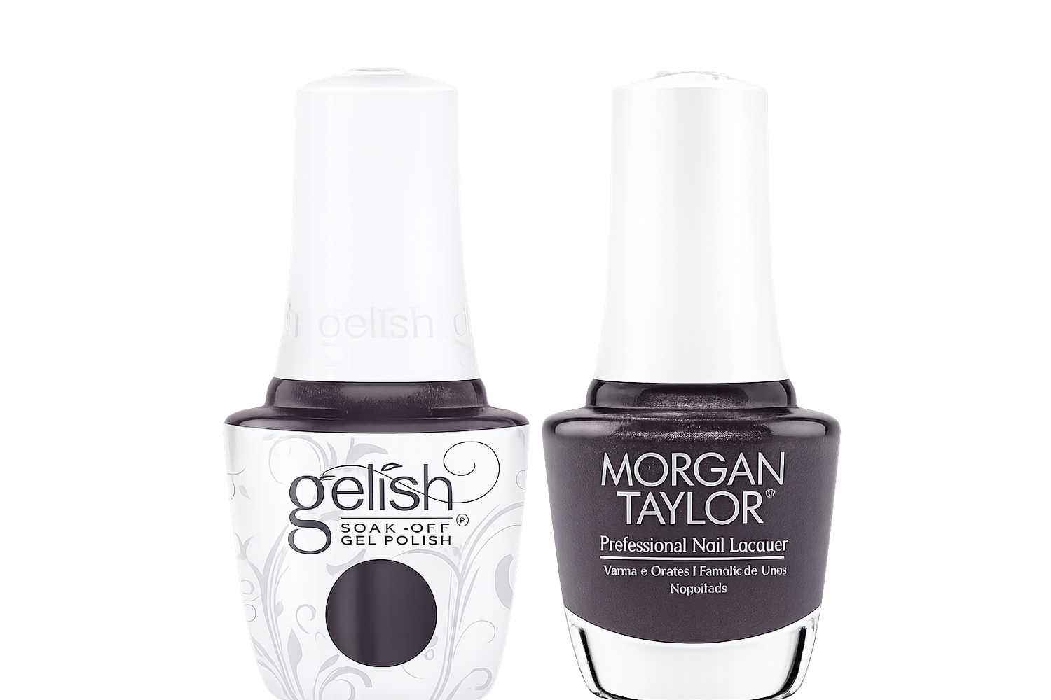 **PRE-ORDER**Gelish & Morgan Taylor Bougie by Nature Collection Duo – Steel the Attention .5 oz