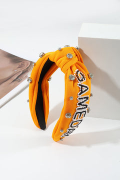 Game Day Headband Rhinestone - Yellow PinkPro Beauty Supply