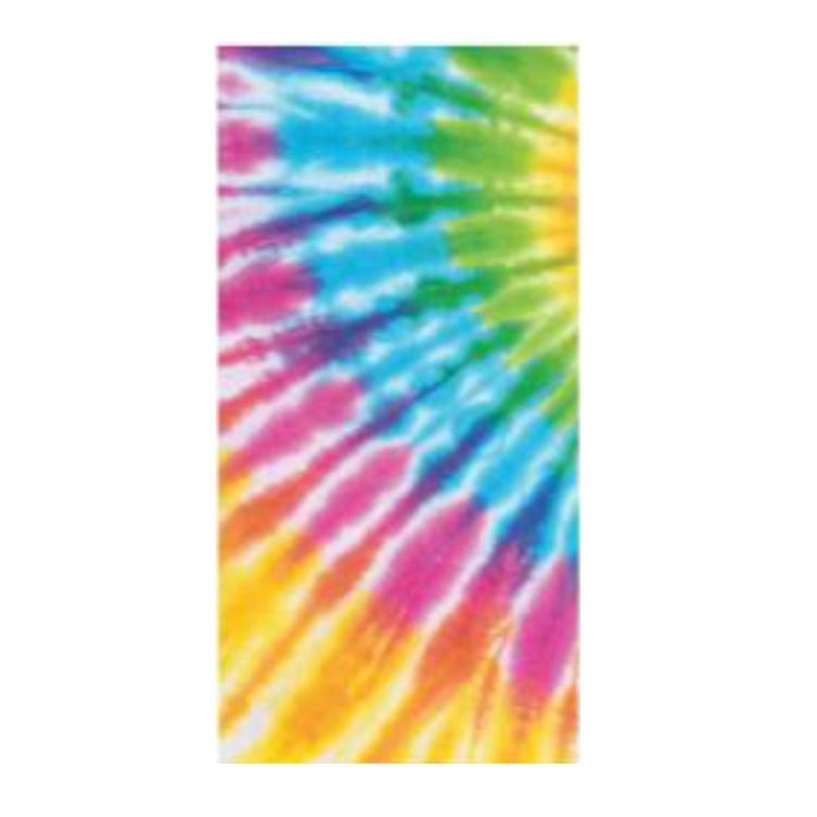 Pastel Tie-Dye Beach Towel