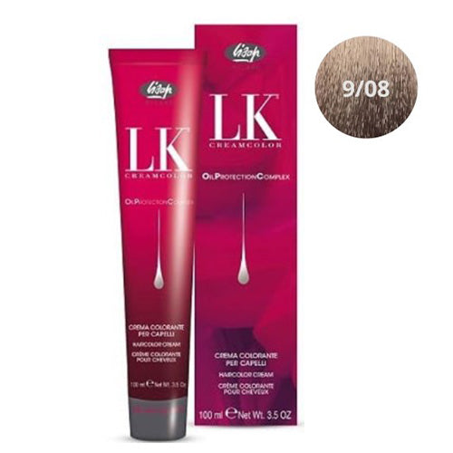 Lisap LK OPC Permanent Color 9/08 Light Natural Blond Iris (New Icy Shade) Lisap