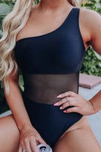 Swimsuit One-Piece One Shoulder