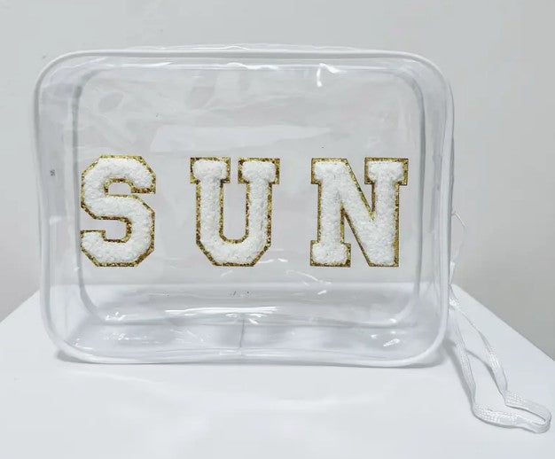 Cosmetic Bag Clear Sun