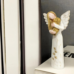 Gift Figurine - Angel Hugging Dog - PinkPro Beauty Supply