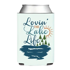 Gift Coozie Lovin the lake life /Lake All I Need Is Sunshine & Lake Water Double Sided - PinkPro Beauty Supply