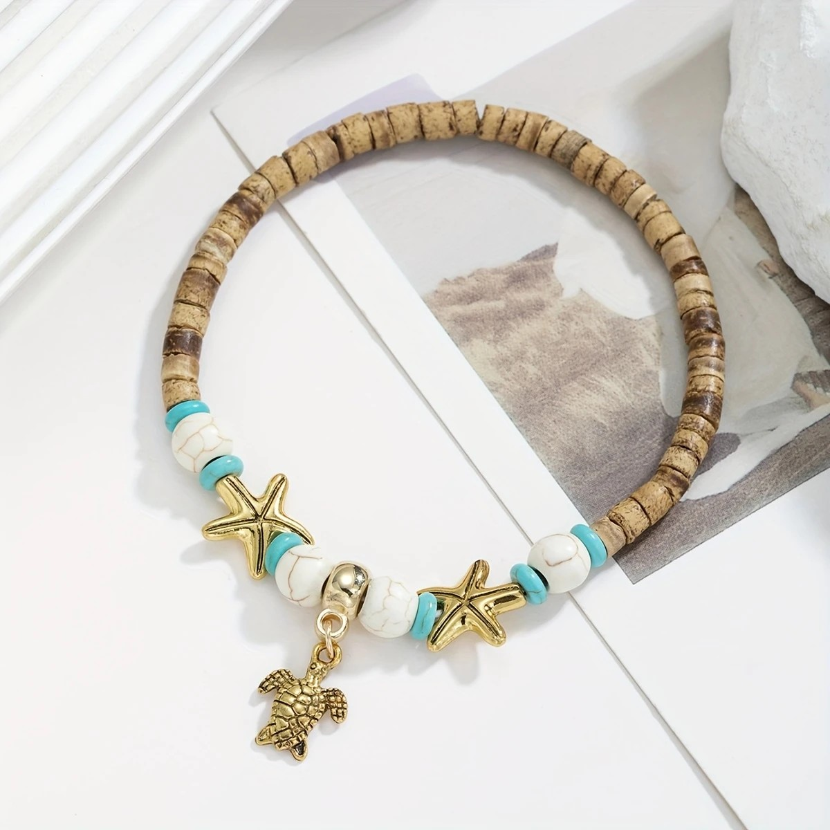 Tobillera Estrella de Mar Concha