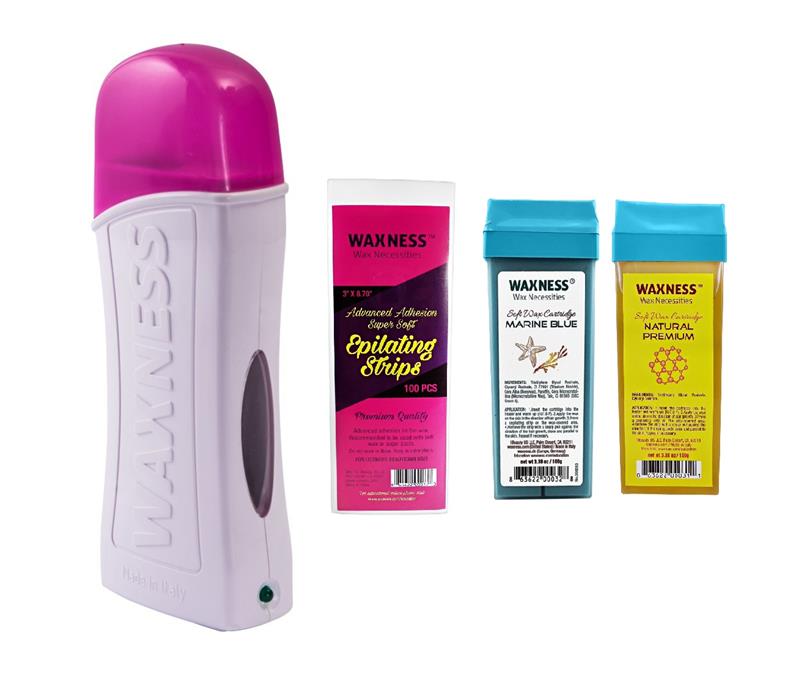 Waxness Soft Wax Roll- On Cartridge Kit