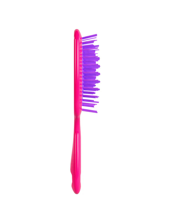 UNbrush Detangling Regular Hair Brush Neon - Pink Burst