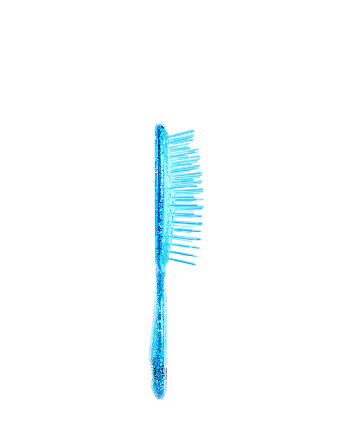 UNbrush Detangling Hair Brush Mini Glitter - Sapphire