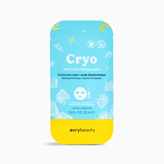 Avry Cryo Jelly Facial Mask - Hyaluronic Acid