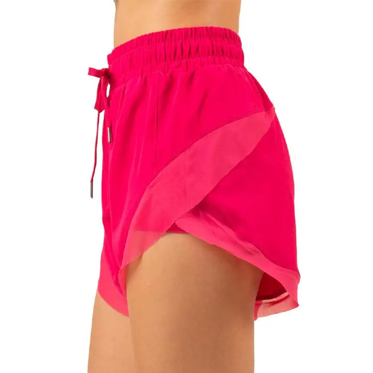 Active Shorts with Mesh Detail - PinkPro Beauty Supply