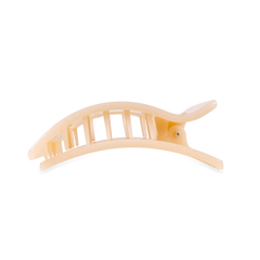 Teleties Rectangle Flat Almond Beige Hair Clip Medium - PinkPro Beauty Supply