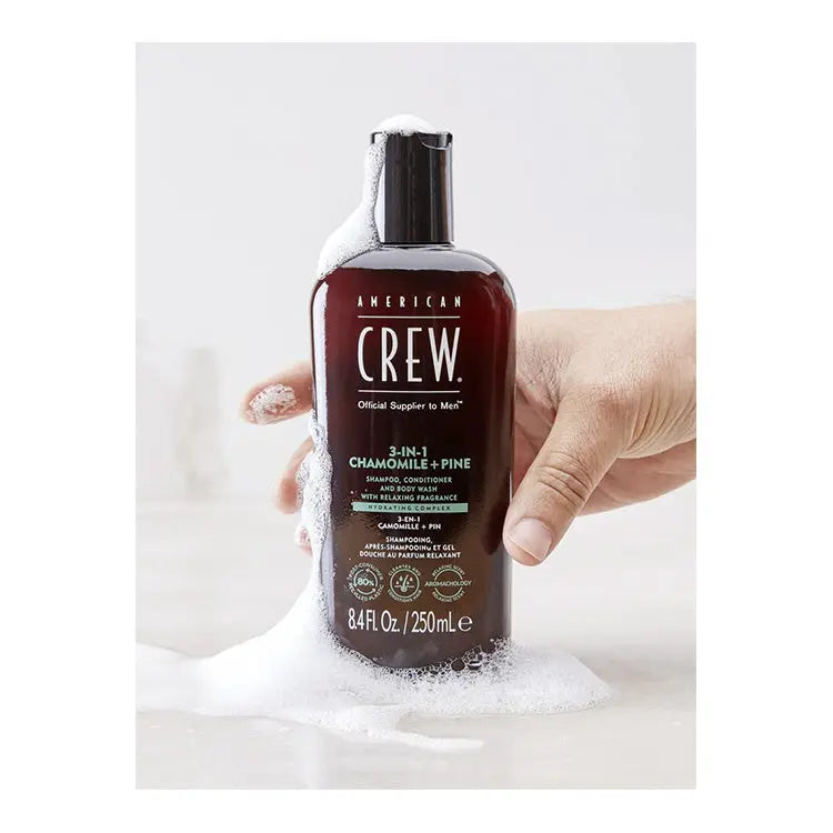 American Crew 3-In-1 Chamomile+Pine 8.4 oz. - PinkPro Beauty Supply