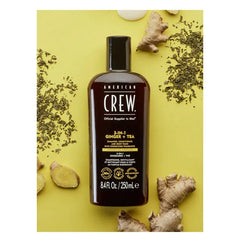 American Crew 3-In-1 Ginger+Tea 8.4 oz. American Crew