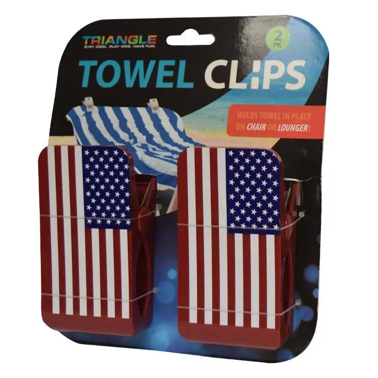 Americana Towel Clips - PinkPro Beauty Supply