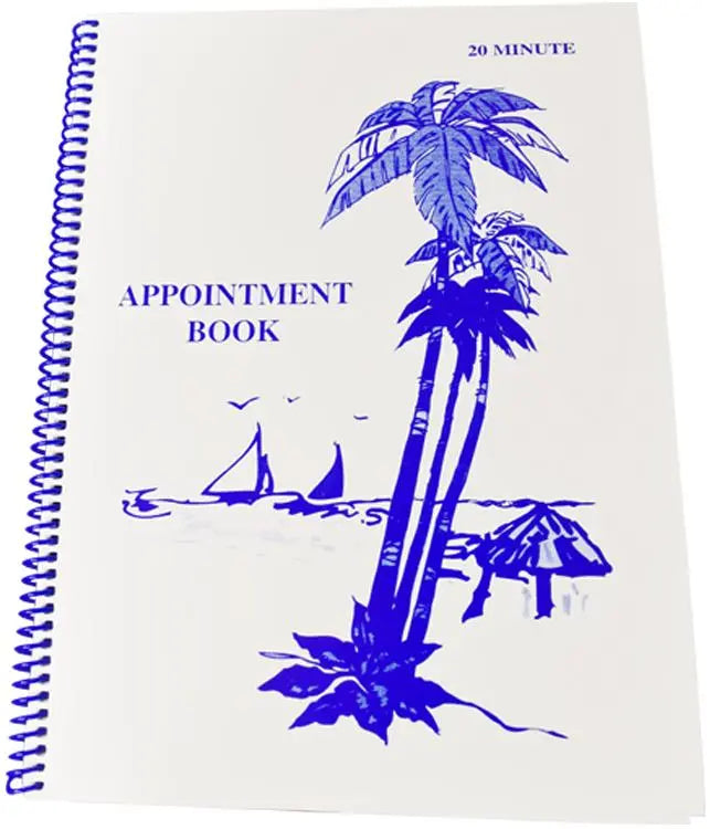 Appointment Book 20 Minute 6 Column PinkPro Beauty Supply