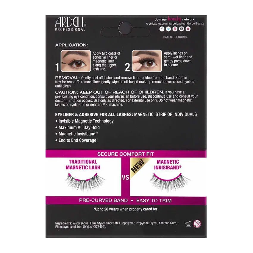 Ardell Megahold Magnetic Lash & Liner Demi Wispies Kit Ardell