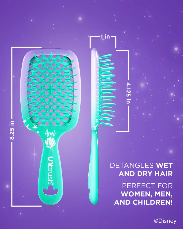 UNbrush Disney Detangling Brush -Ariel