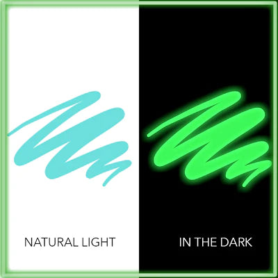 Kiara Sky Glow Gel Art Teal the Show