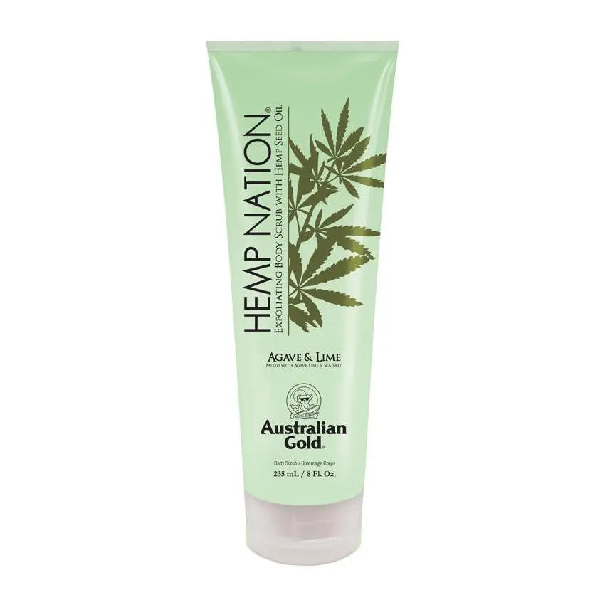 Australian Gold Hemp Nation Moisturizing Body Scrub Agave & Lime - PinkPro Beauty Supply