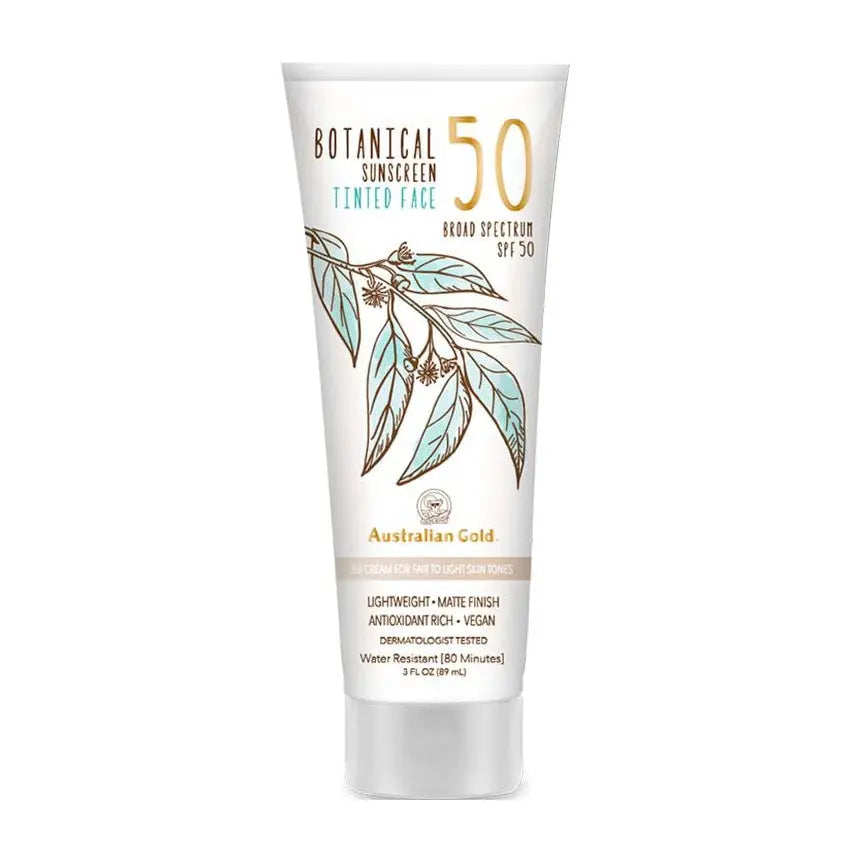 Australian Gold SPF 50 Botanical Sunscreen Tinted Australian Gold