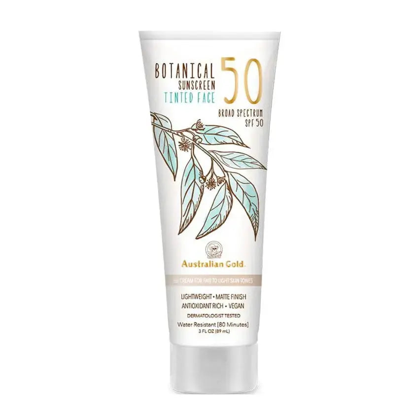 Australian Gold SPF 50 Botanical Sunscreen Tinted Australian Gold