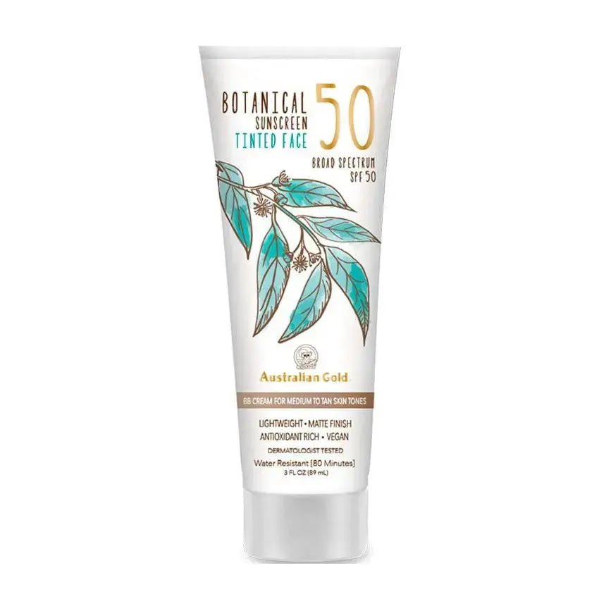 Australian Gold SPF 50 Botanical Sunscreen Tinted Australian Gold