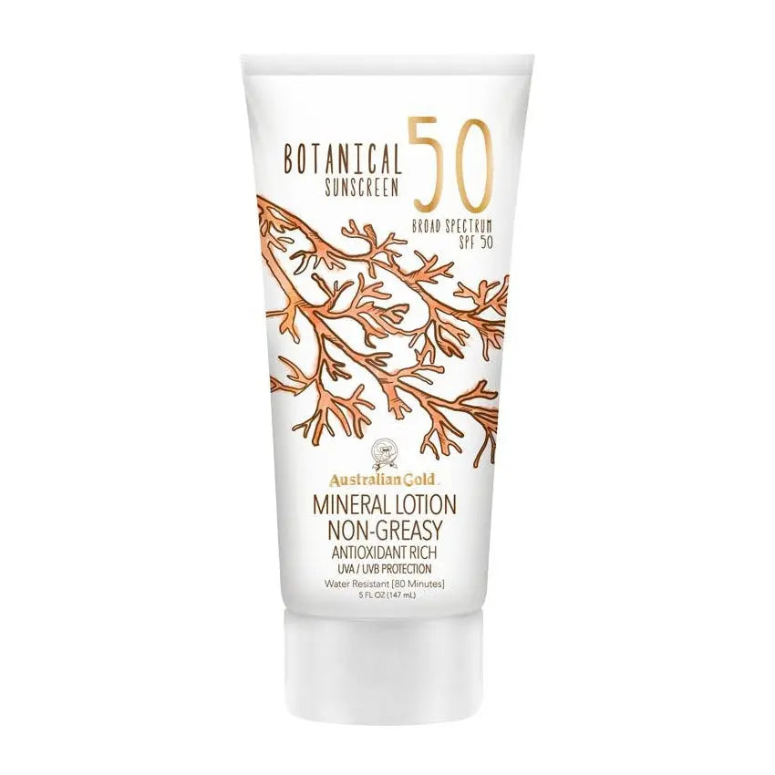 Australian Gold SPF Botanical Sunscreen Mineral Lotion Australian Gold