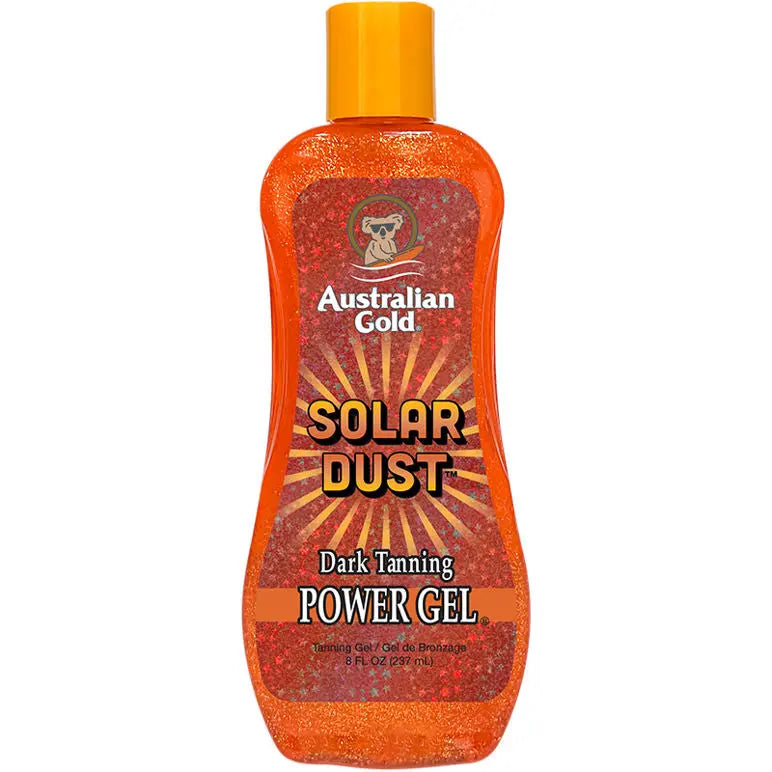 Australian Gold Solar Dust Dark Tanning Power Gel 8 oz. - PinkPro