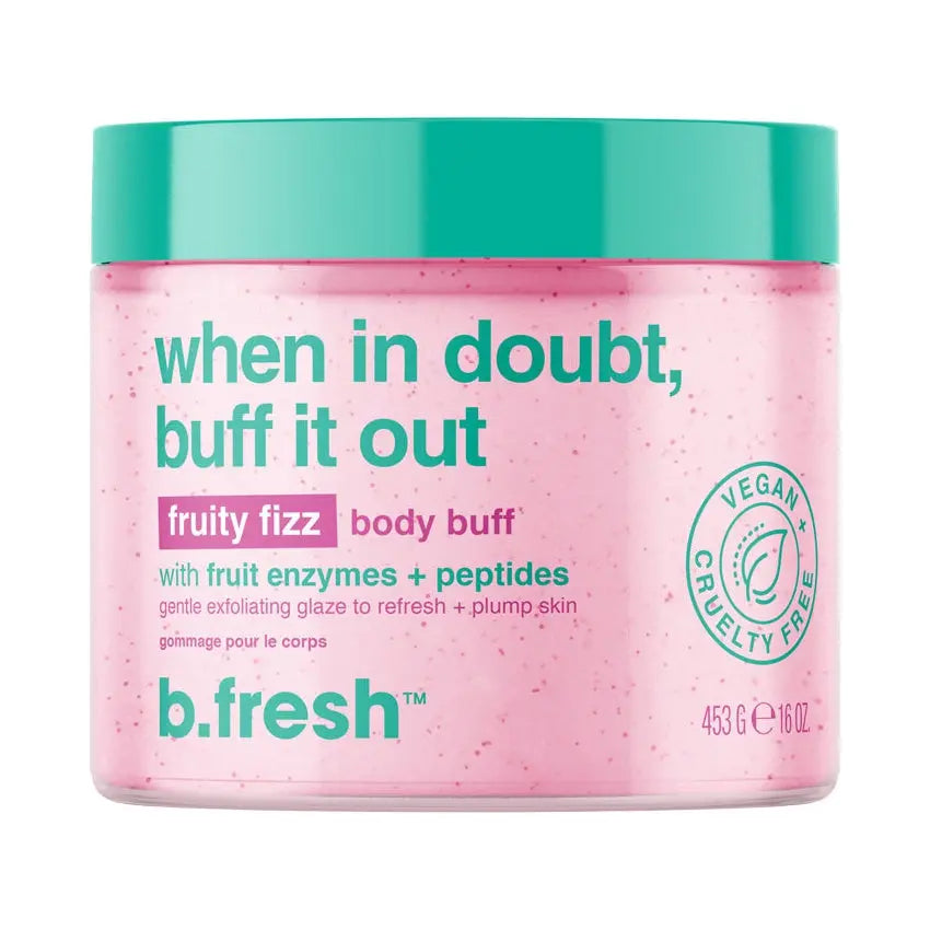 B.Fresh When In Doubt Buff It Out Scrub - PinkPro Beauty Supply