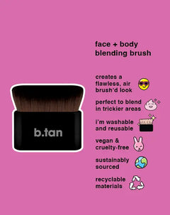 B.Tan Air Brush'd - face + body blending brush B.Tan