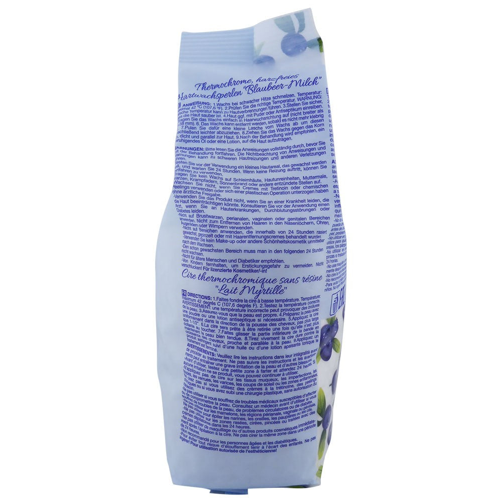 Waxness Spa Blueberry Milk Thermochromic Rosin Free Hard Wax 2.2lb.