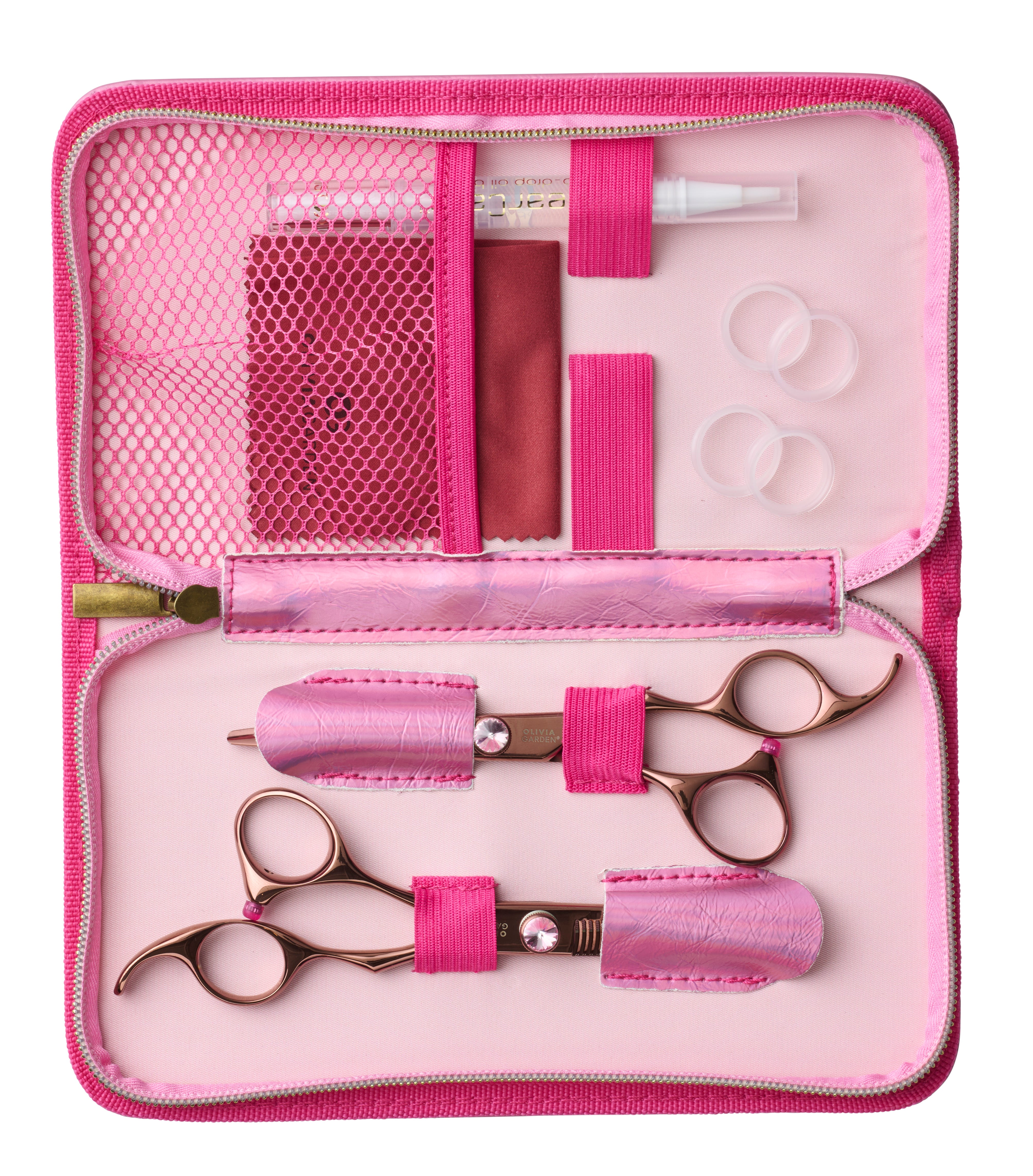 【美品】NICO CROWN Spangle Overdrive Pink Olivia Garden Breast Cancer Awareness Salon Intro Deal - PinkPro