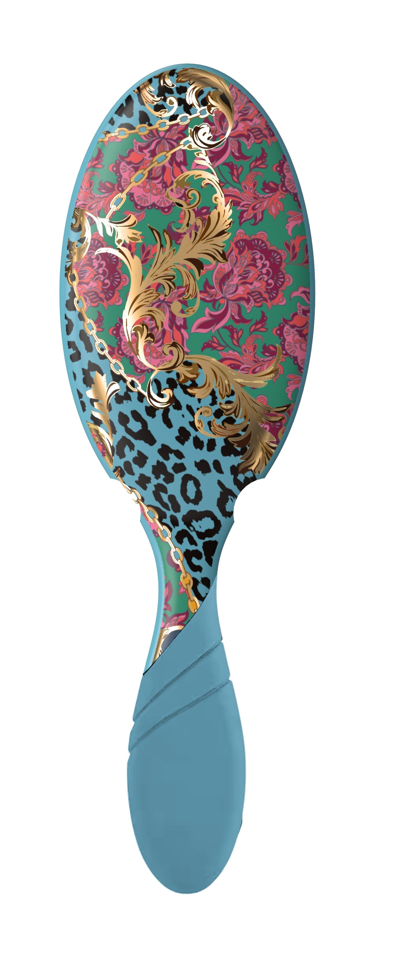 Wet Brush Floral/Safari - Blue