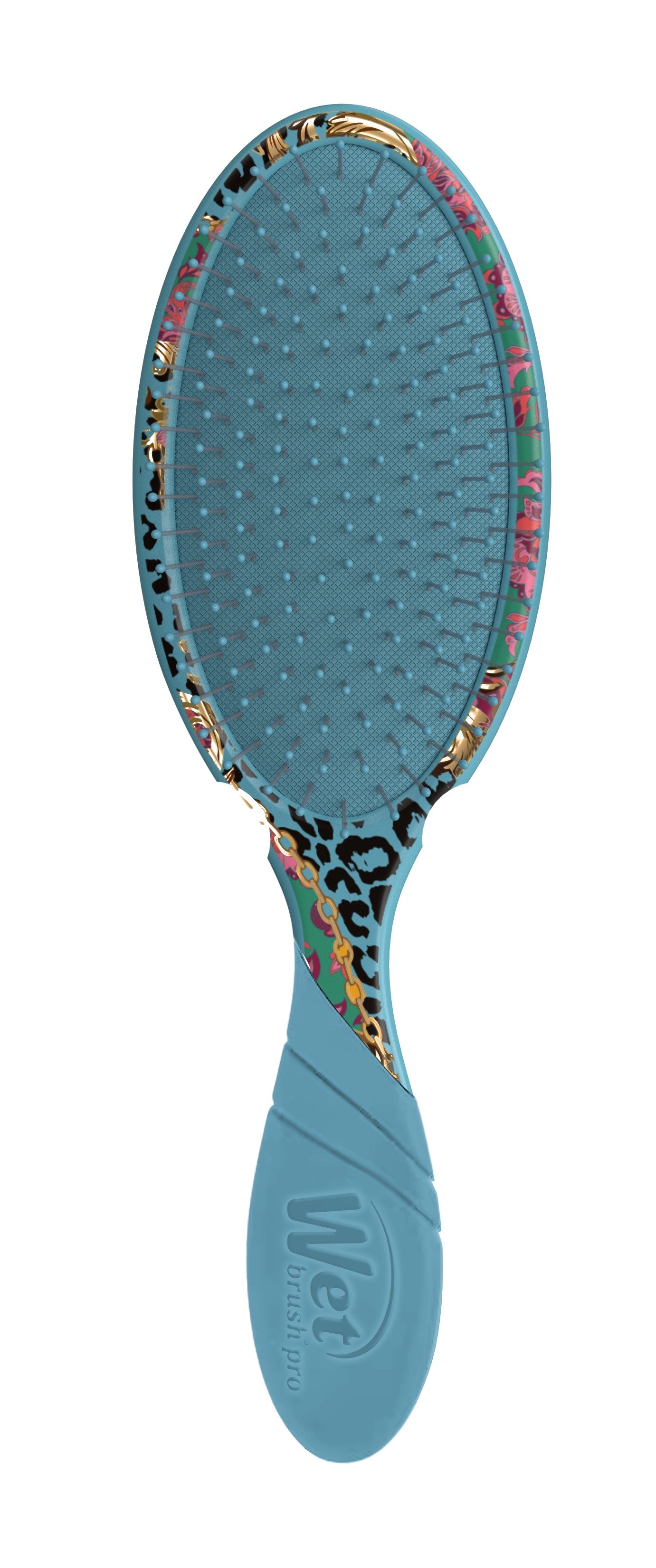Wet Brush Floral/Safari - Blue