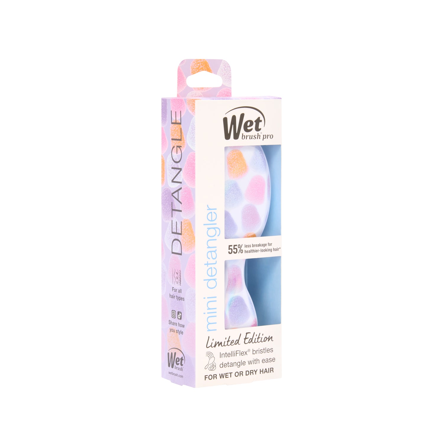 Wet Brush Mini Sugar Rush Detangler - Lavender
