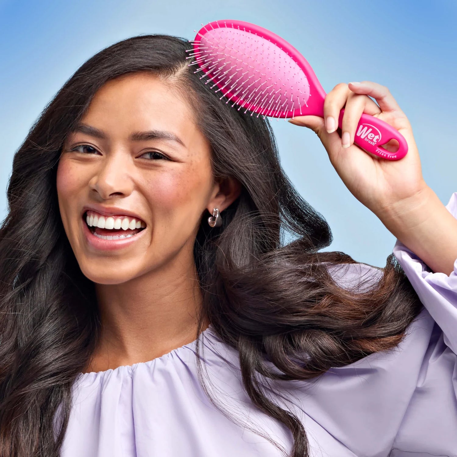 Wet Brush Frizz-Free Detangler - Pink