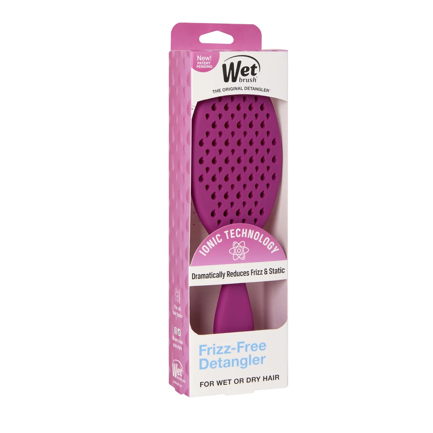 Wet Brush Frizz-Free Detangler - Purple